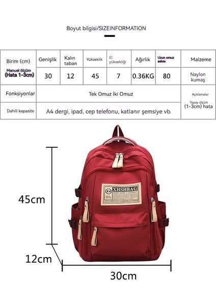 Büyük Kapasiteli Okul Çantası (Yurt Dışından) indirimleri