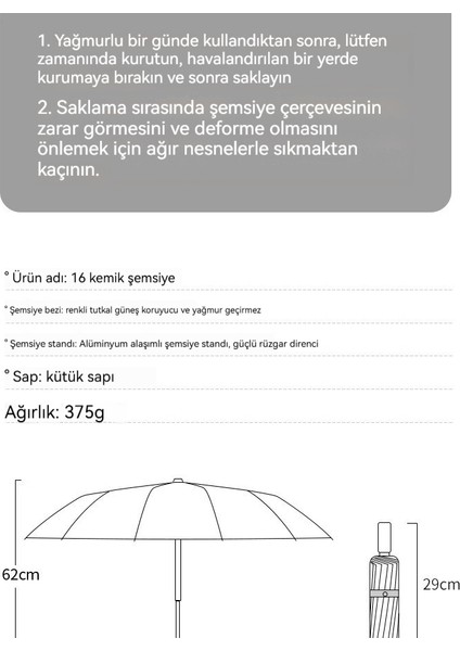 16 Kemik Retro Renkli Tutkal Alüminyum Alaşımlı Yağmur Çift Kullanımlı Şemsiye Güneş Koruyucu Gölge Artırmak Ultra Hafif Şemsiye (Yurt Dışından) indirimleri