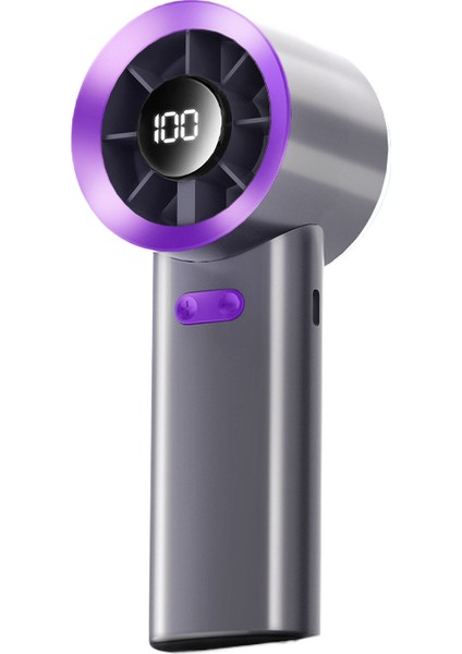 El Fanı Şarj Uzun Pil Ömrü Mini Taşınabilir USB Küçük Fan (Yurt Dışından)