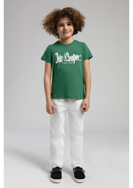Drawinglogo Erkek Çocuk T-Shirt Yeşil