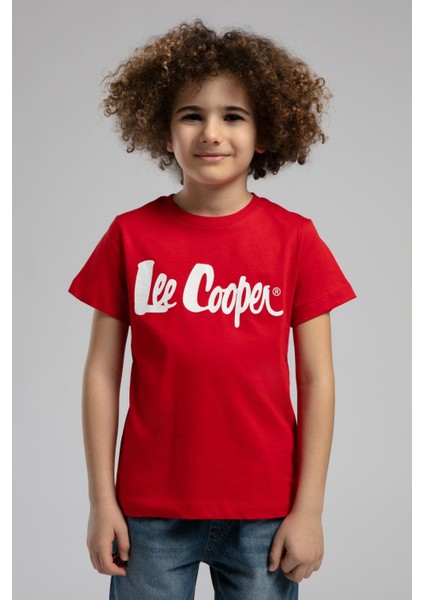 Londonlogo Erkek Çocuk T-Shirt Kırmızı fırsatları