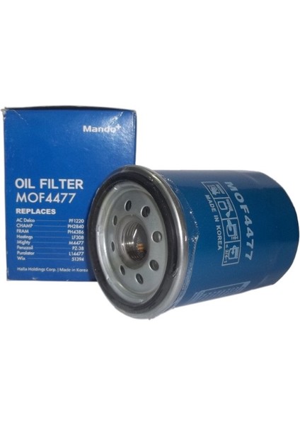 Yağ Filtresi Mando MOF4477 Yag Filtresi MOF4477 Mando Sanatı. MOF4477 Araba Ürünleri Aksesuarları Araç Kiti Için Oto