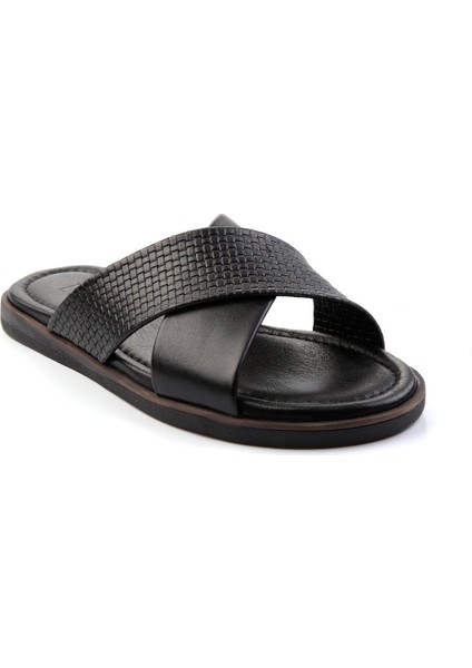 Siyah Leather Erkek Terlik E04433500043 fiyatları