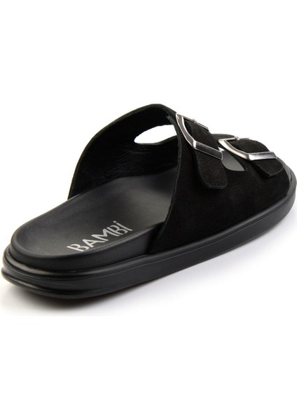 Siyah Leather Erkek Terlik E04863993201 modelleri