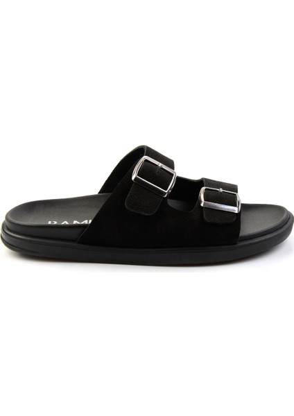 Siyah Leather Erkek Terlik E04863993201