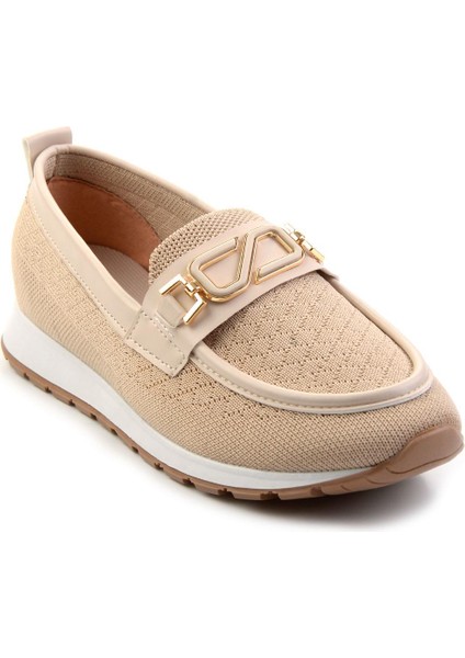 Bej Kadın Loafer Ayakkabı K01311000482