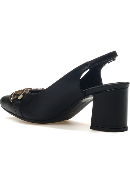 Kadın Deri Toka Detaylı Kalın Topuklu Ayakkabı 25Y 25461074Y Z modelleri