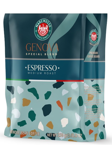 Espresso Genova Blend 4X250 gr (Çekirdek Veya Öğütülmüş) Kahve