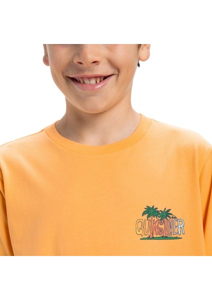 Ev Sunny Palms Ss Yth Erkek Çocuk Sarı Tişört modelleri