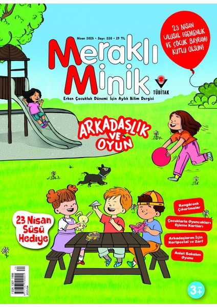 Meraklı Minik Dergi Nisan 2025 (3-6 Yaş)