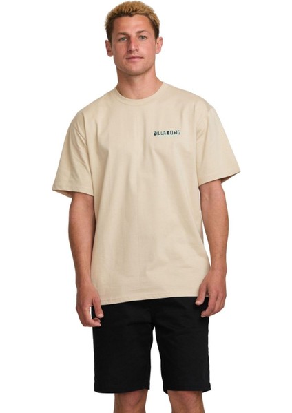 Twin Peaks Regular Ss Erkek Bej Tişört