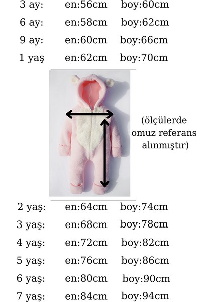 x Ipek Atlas Kız Erkek Bebek Çocuk Pembe Peluş Tulum indirimleri
