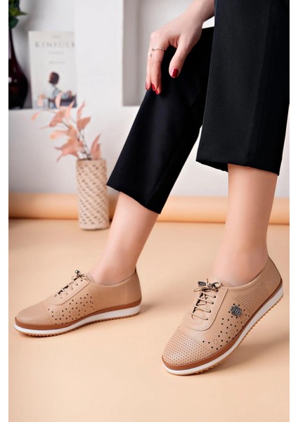 Ortopedik Taban Içi Deri Bayan Günlük Ayakkabı