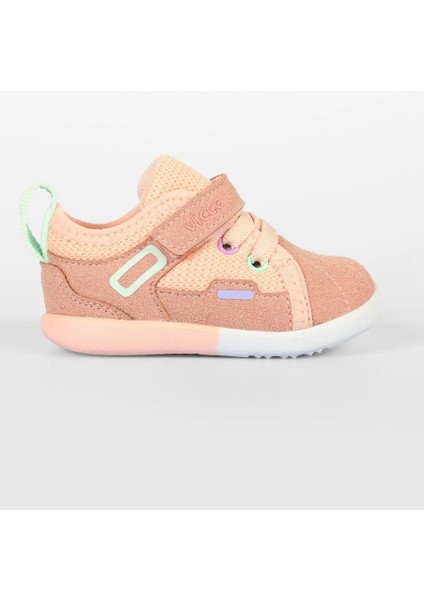 Curset Kız Bebe Pudra Ilk Adım Ayakkabı