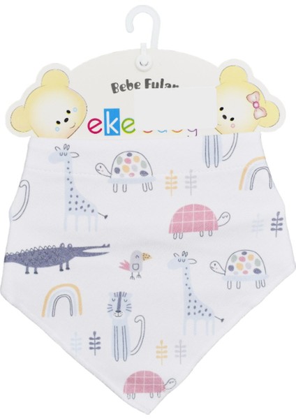 Ekebaby Penye Baskılı Fular Önlük 11980