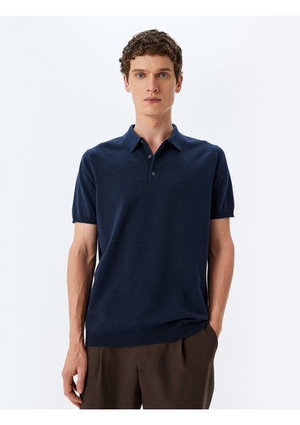 Kısa Kollu Pamuklu Polo Yaka Triko Tişört modelleri