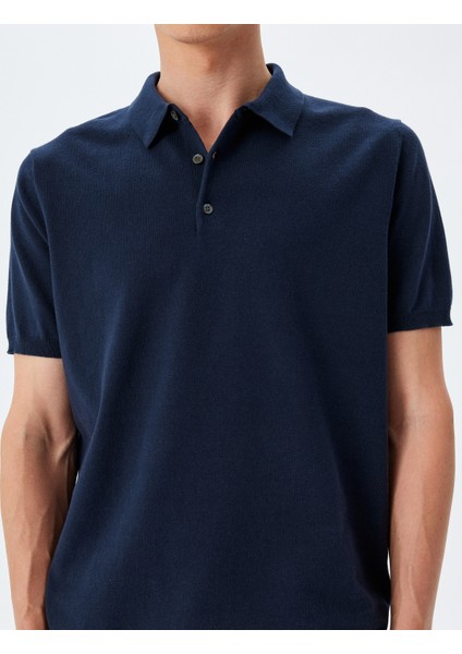 Kısa Kollu Pamuklu Polo Yaka Triko Tişört indirimleri