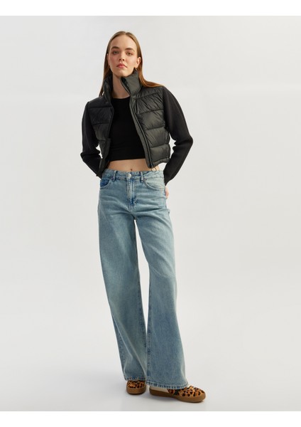 Dik Yaka Slim Fit Fermuarlı Uzun Kollu Ceket fiyatları