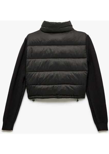 Dik Yaka Slim Fit Fermuarlı Uzun Kollu Ceket fırsatları