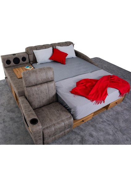 Whesley Masajlı Baba Koltuklu Akıllı Karyola modelleri