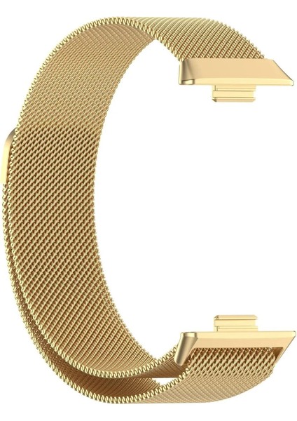 Huawei Watch Fit 3 Uyumlu Metal Hasır Kordon