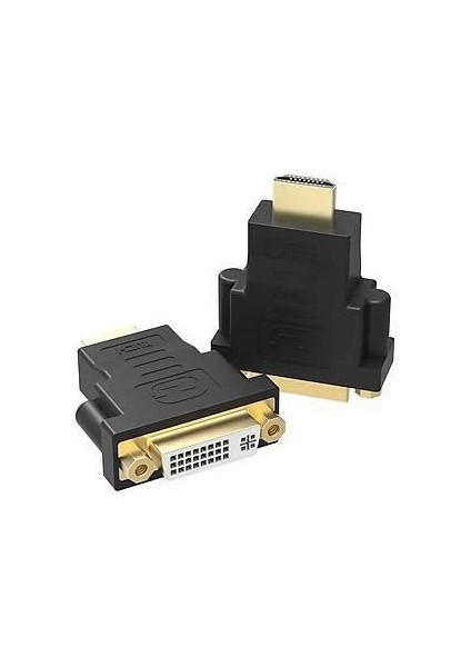 HDMI Erkek - 24+5 DVI Dişi Çevirici Aparat
