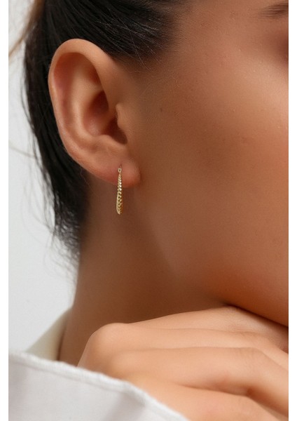 14 Ayar Altın Süzme Midye Küpe 1.7 cm fırsatları