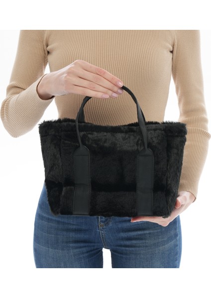 El-Omuz ve Kol Kullanımına Uygun Peluş The Tote Bag Kadın Çanta fiyatları