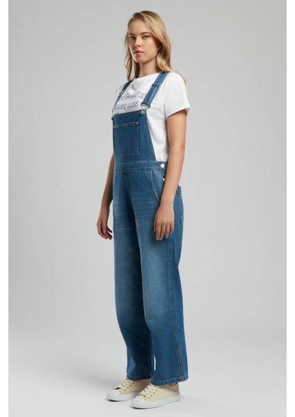 Flowers Kadın Jean Salopet Denim fiyatları