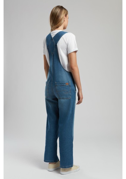 Flowers Kadın Jean Salopet Denim modelleri
