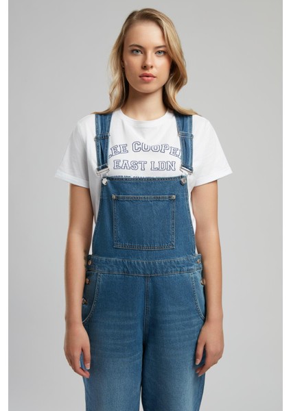 Flowers Kadın Jean Salopet Denim indirimleri