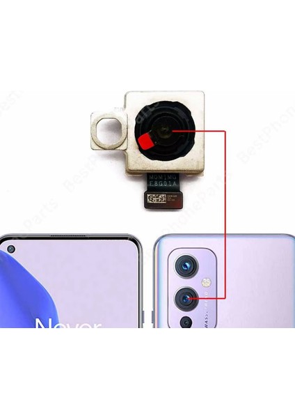 One Plus 9r Uyumlu Arka Kamera + Tamir Seti