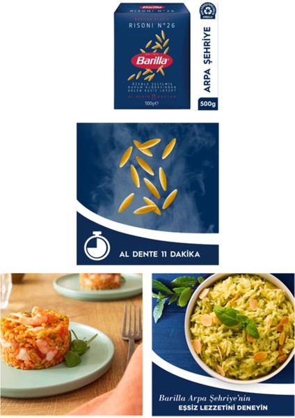 Arpa Şehriye (Risoni) 500 gr x 9 Paket (1 Koli)
