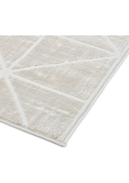 Latte Krem Yumuşak Peluş Dokuma Halı Yolluk Çocuk Odası Oturma Odası Salon Mutfak Halısı Y498A_WR26