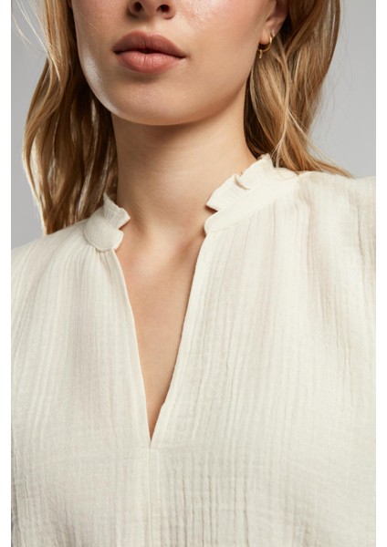 Janet Kadın Dokuma Bluz Bej fırsatları