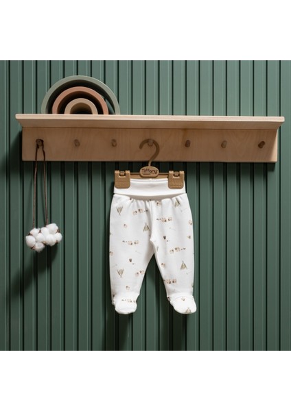 Tiffany Baby Happy Lambs Organik Patikli Pantolon 33007