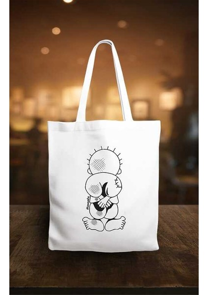 Lamine Ham Bez Çanta Islami Motifli - Hanzala Filistin