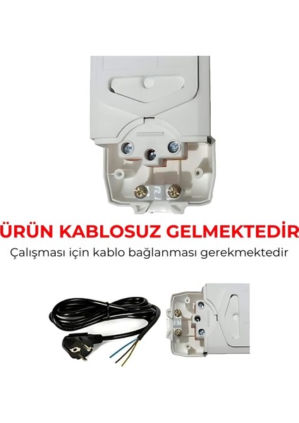 Altılı Grup Priz Anahtarlı Topraklı - Çocuk Korumalı Çoğaltıcı Priz 6'lı Kablosuz Siyah