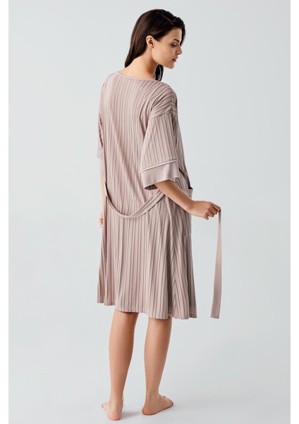 Askılı Esnek Viskoz Hamile Sabahlık Gecelik Takım 17401 indirimleri