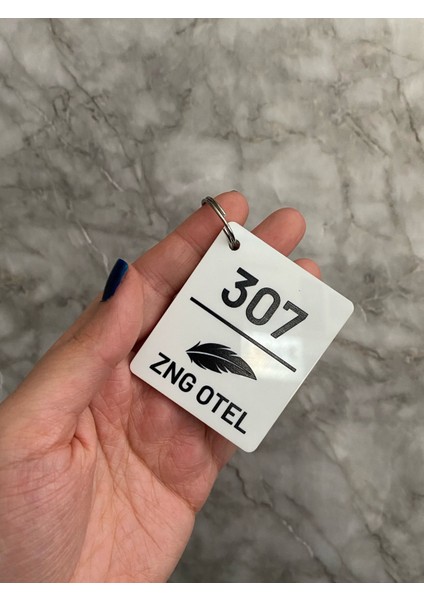 Beyaz Kişiselleştirilebilir Anahtarlık modelleri