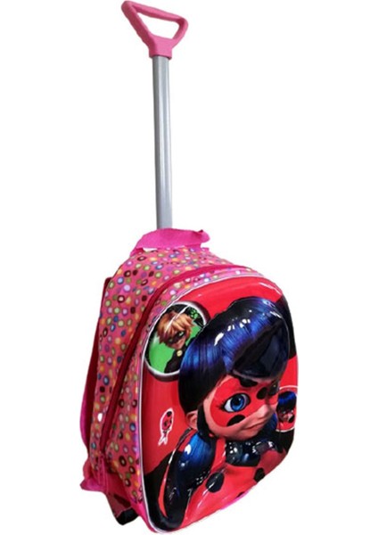 Anaokulu Çekçekli Sırt Çantası Maskeli Kırmızı GN-016 fırsatları