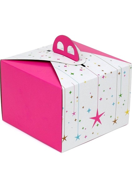 Luxury Kutu Yaş Pasta Turta 28X28X13 cm 1 Adet