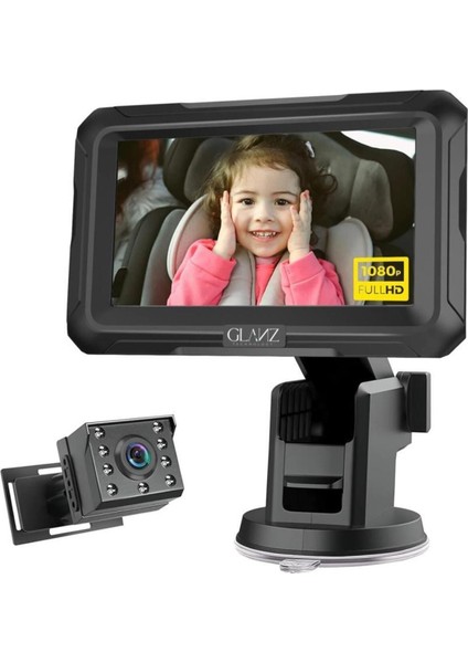 Araç Içi Çocuk Bebek Kamerası Full Hd 1080P Gece Görüşü Özellikli Kamera Çocuk Bebek Aynası