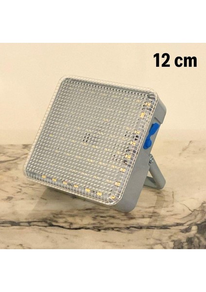 Dış Mekan ve Kamp Için USB Ile Şarj Olan 4 Farklı Işık Modlu Güçlü Projektör Lamba 100W 2400 Mah (4989)