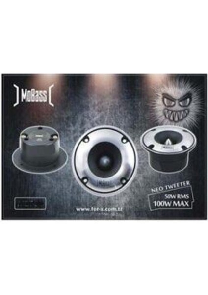 Mbt-01 Tweeter Çifti 200W Amfı Uyumlu Krıstal Yuksek Tızz