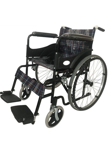 Tekerlekli Sandalye Manuel Katlanabilir Renkli Tekstil BME4611