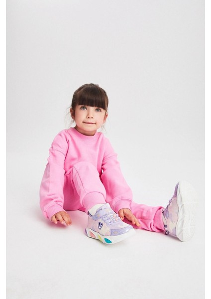 Gelato Kız Çocuk Cırtlı Simli Işıklı Spor Ayakkabı 346.25Y.177