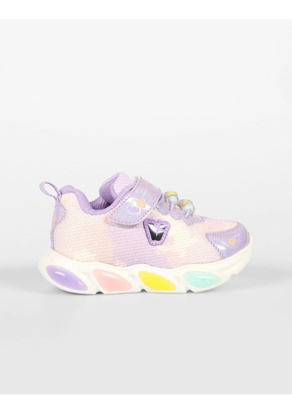 Gelato Kız Çocuk Cırtlı Simli Işıklı Spor Ayakkabı 346.25Y.177 fiyatları