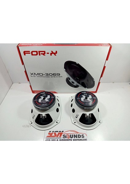 Oval Midrange – For-X 300W 150RMS Midrange Hoparlör – For-X XMD-3069 Prof Midrange