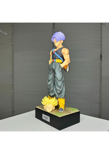 Yedi Dragon Ball Gk Tapınağı Tl Trunks Süper Saiyan Büyük Boy Anime Model Süsleri (Yurt Dışından)